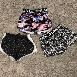 Bundle of 3 pairs of girls athletic shorts, size XS (7)